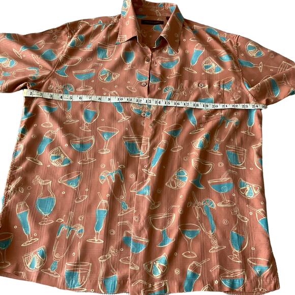 Tori Richard Button Down Silk‎ Shirt Men's  XL - Picture 4 of 5